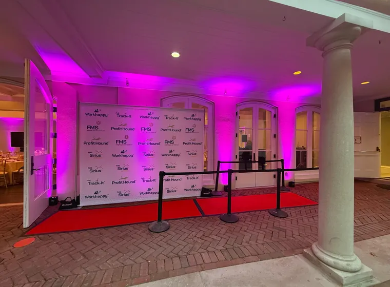 Conference step and repeat setup