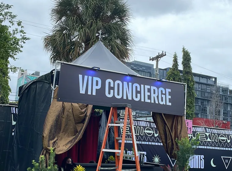 VIP Concierge booth